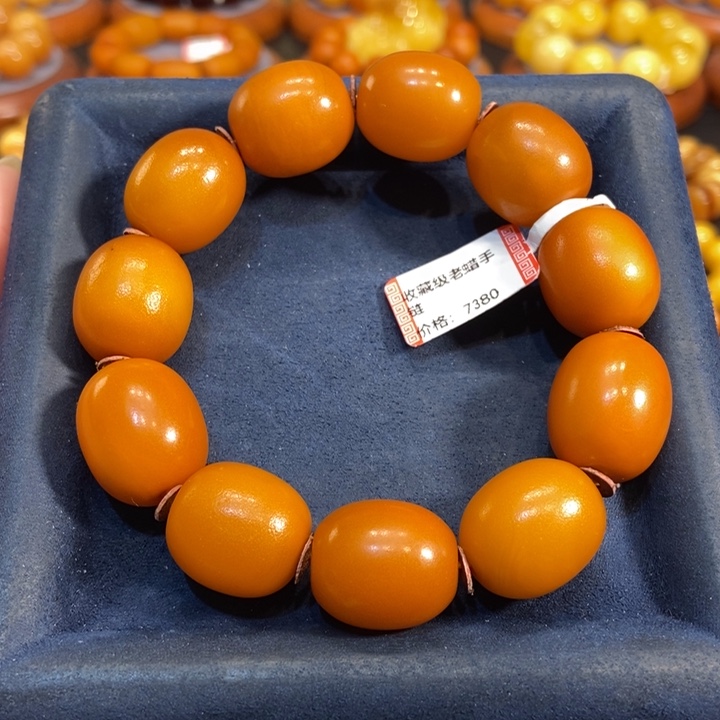 蜜蜡手链未镶嵌蜜蜡