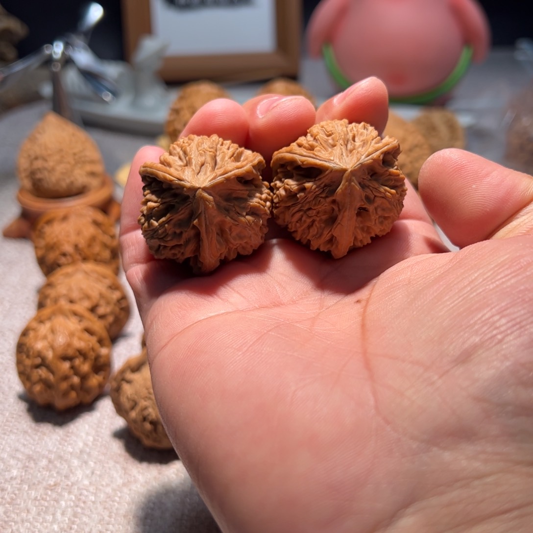 文玩核桃把件夯****）全品35文山