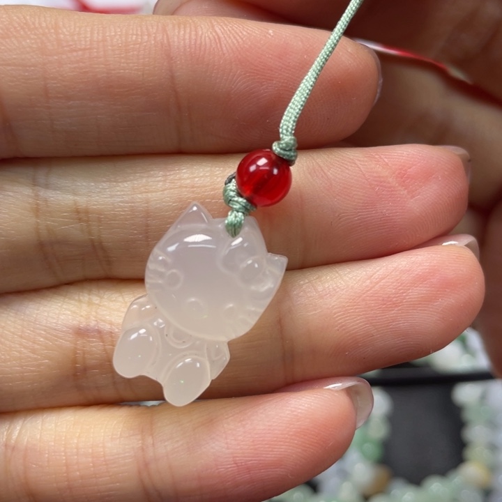 玛瑙/玉髓未镶嵌车挂手机挂