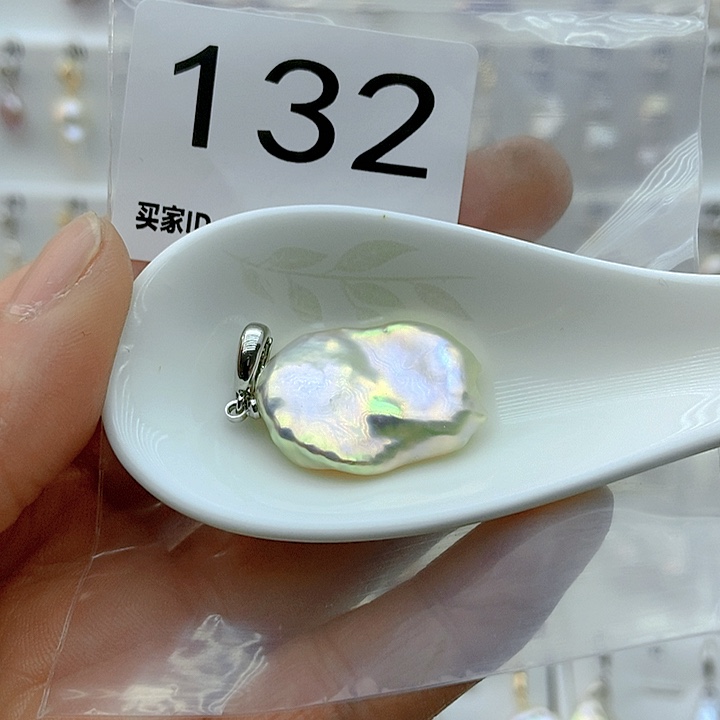 淡水珍珠颈饰银S925镶嵌