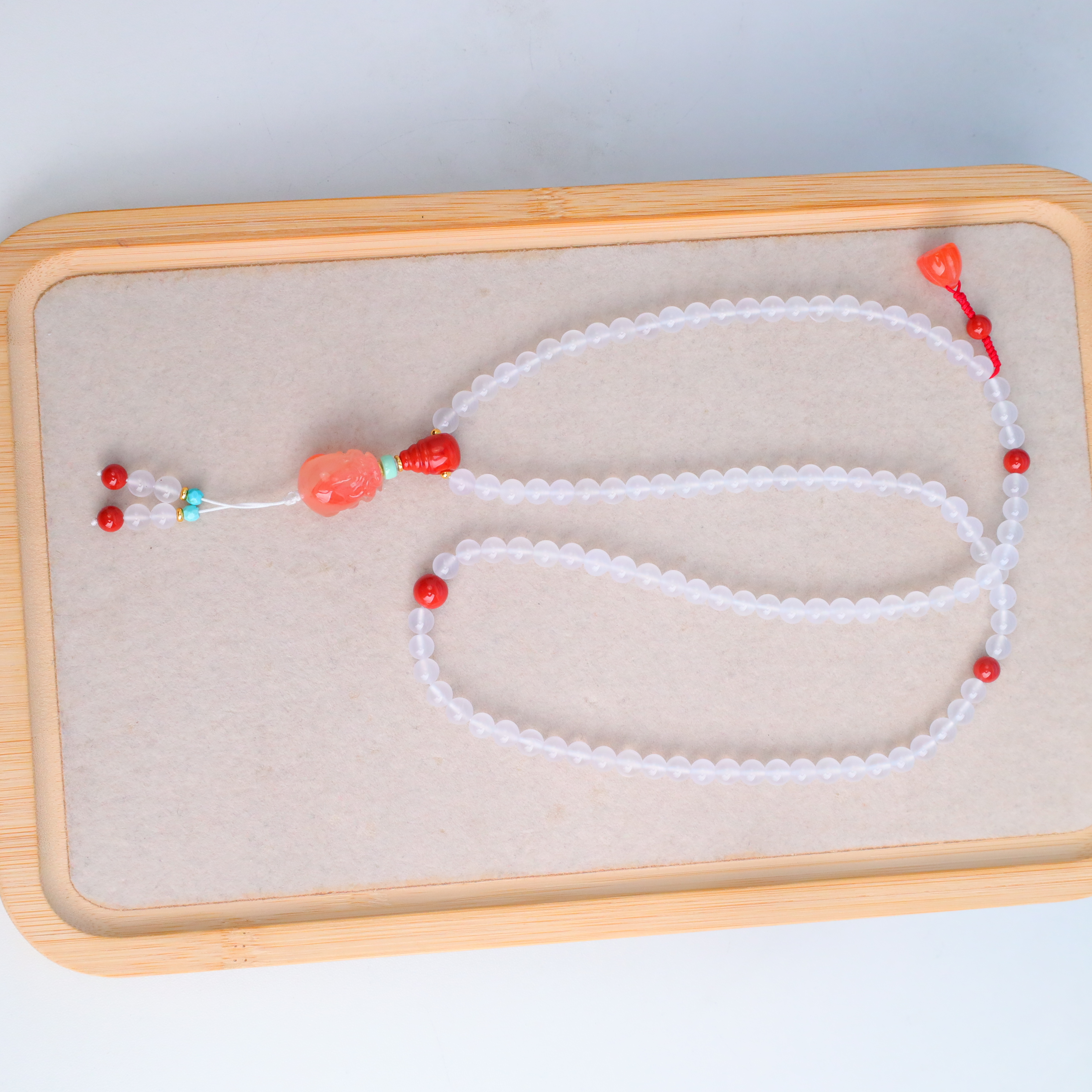 【琪琪珠宝】时尚气质南红貔貅项链