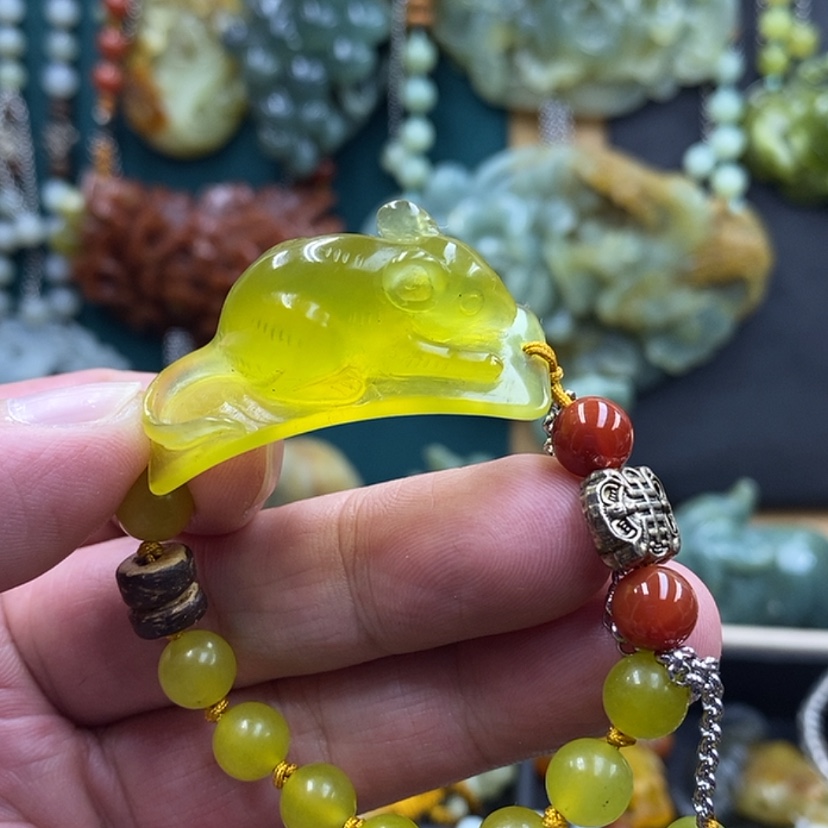 【闪购商品】未镶嵌岫玉手牌