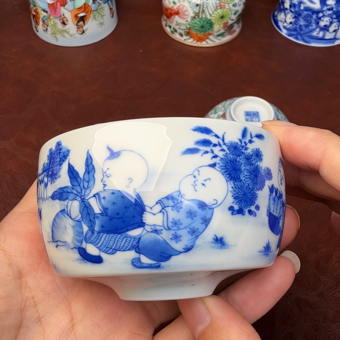 祖***宗陶现代景德镇全手工全手绘陶瓷