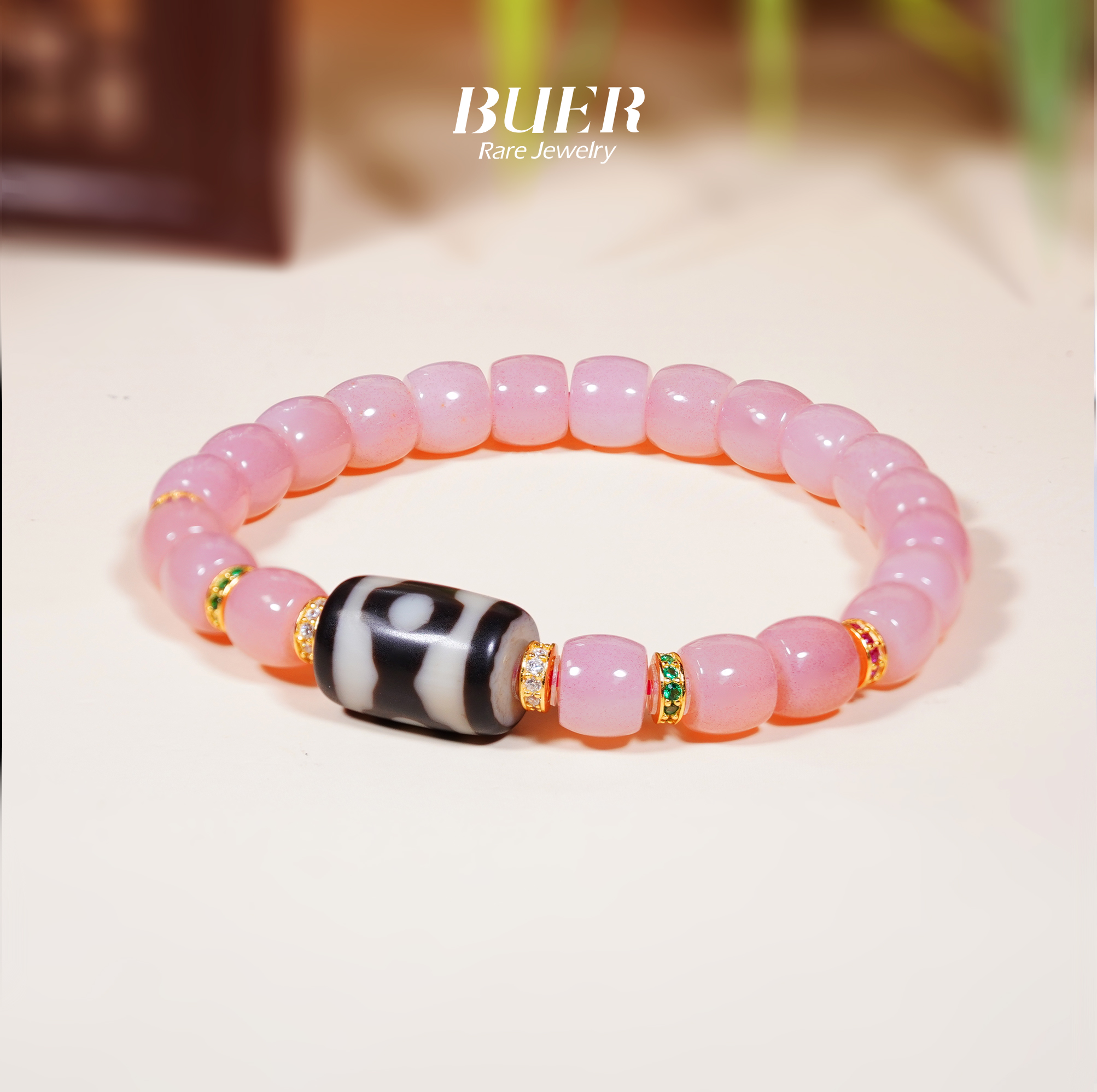 【不二】三眼天珠DIY手串(多样性发)