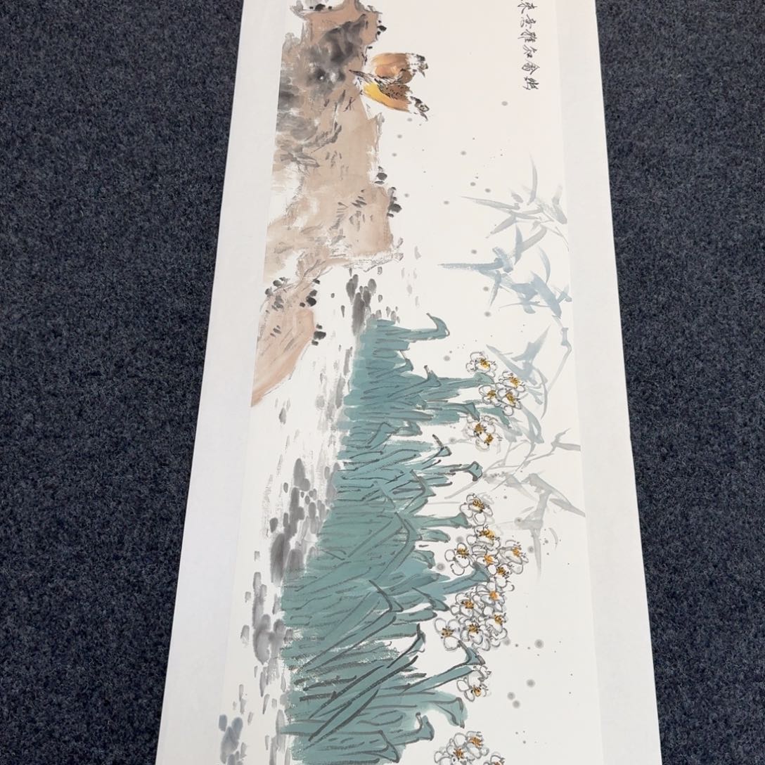 国画国画作品山水花鸟纯手绘