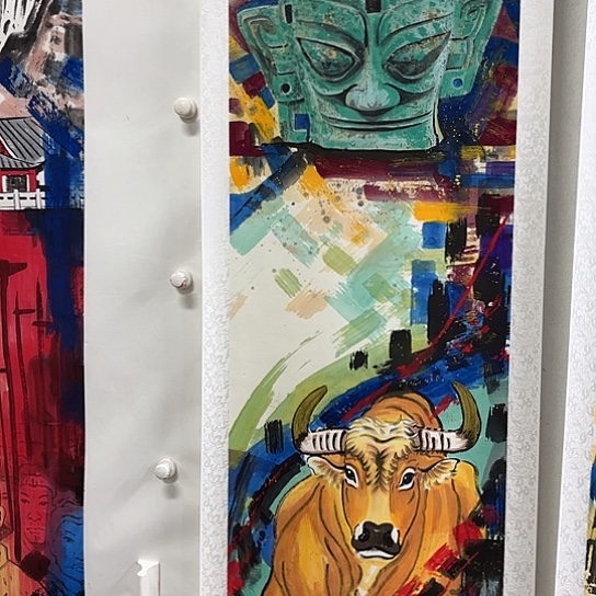 国画我们都是好孩子呀我也