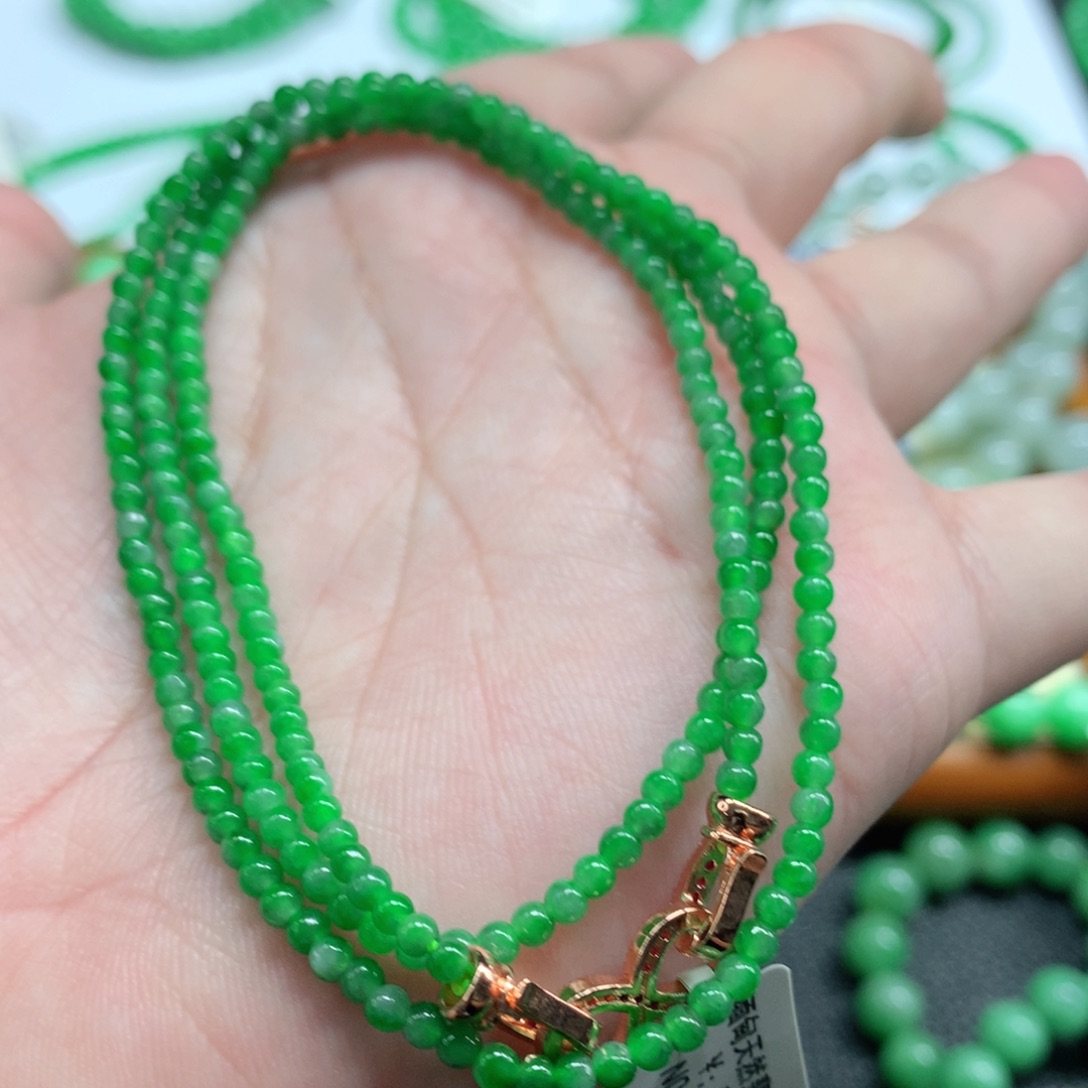 未镶嵌手链翡翠翡翠