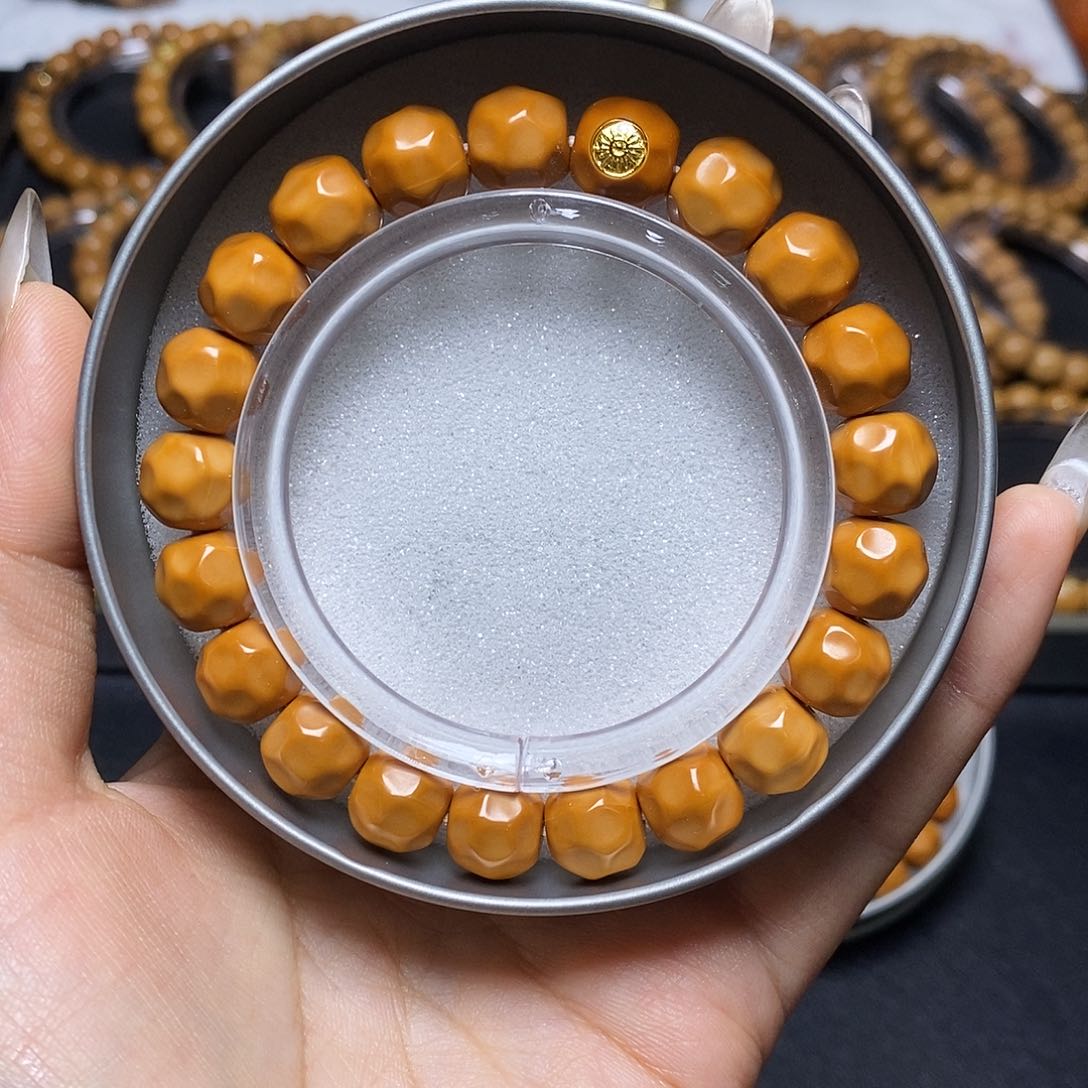 猴头核桃手串金标奶酪尺寸11左右全品单号381号