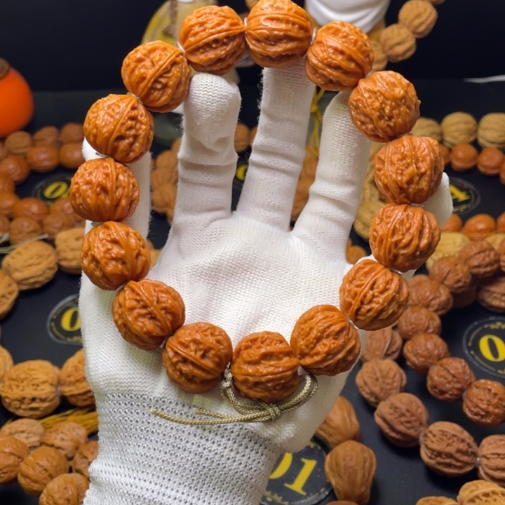 十****手串文玩核桃粗筋八棱