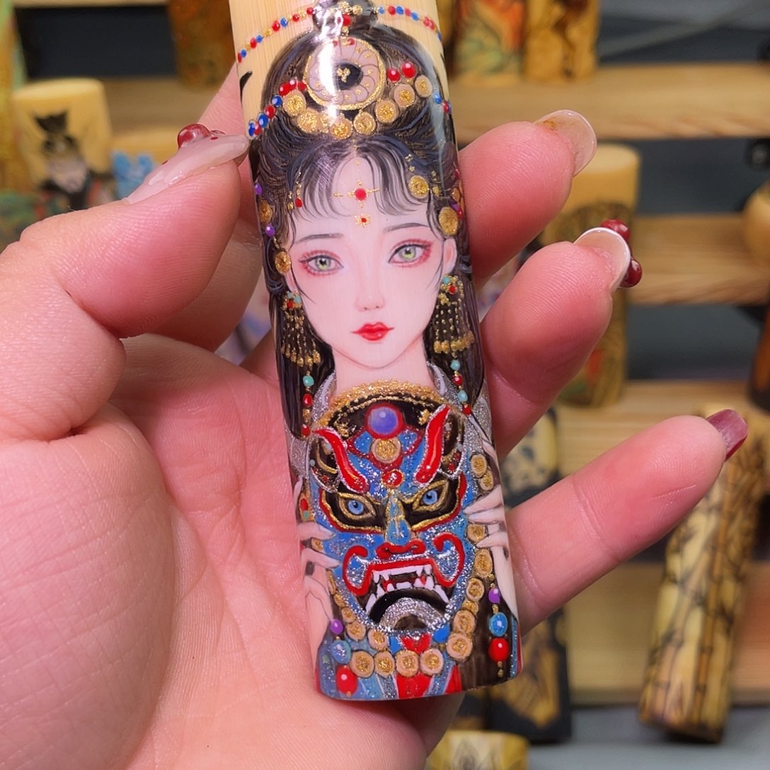 。****实心竹手工作品扎基拉姆