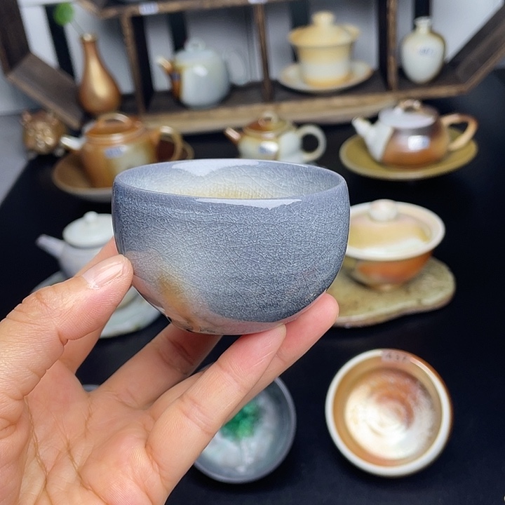 燃薪柴烧茶器主人杯