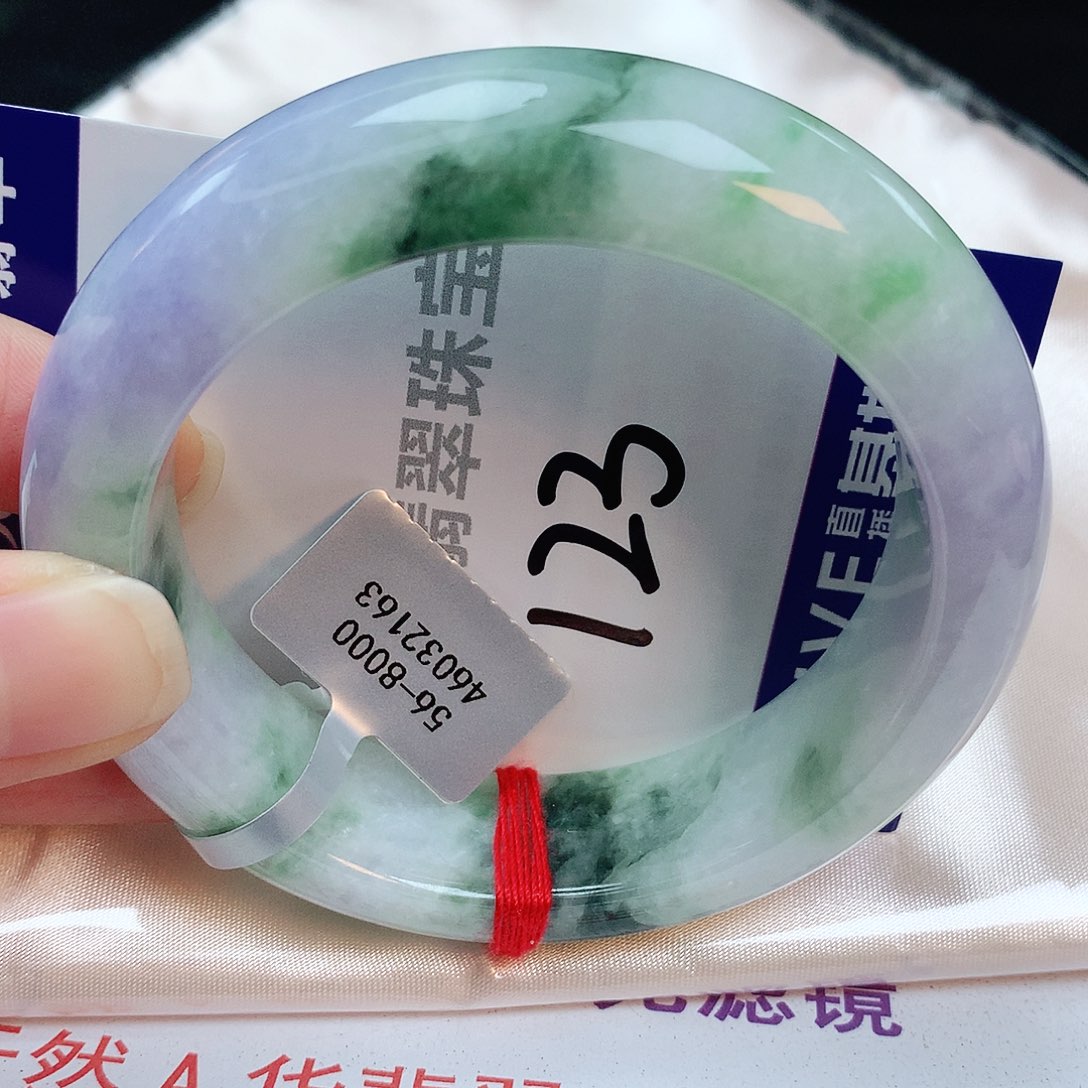 翡翠手镯未镶嵌缅甸天然A货翡翠手镯