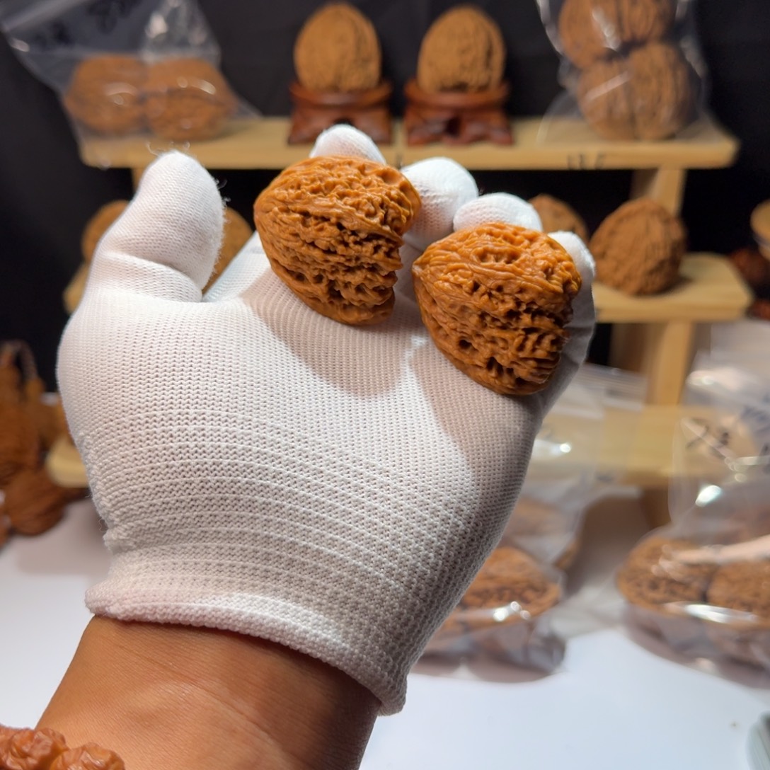 单***眠文玩核桃吊坠4号，40溜肩高炮，回血对