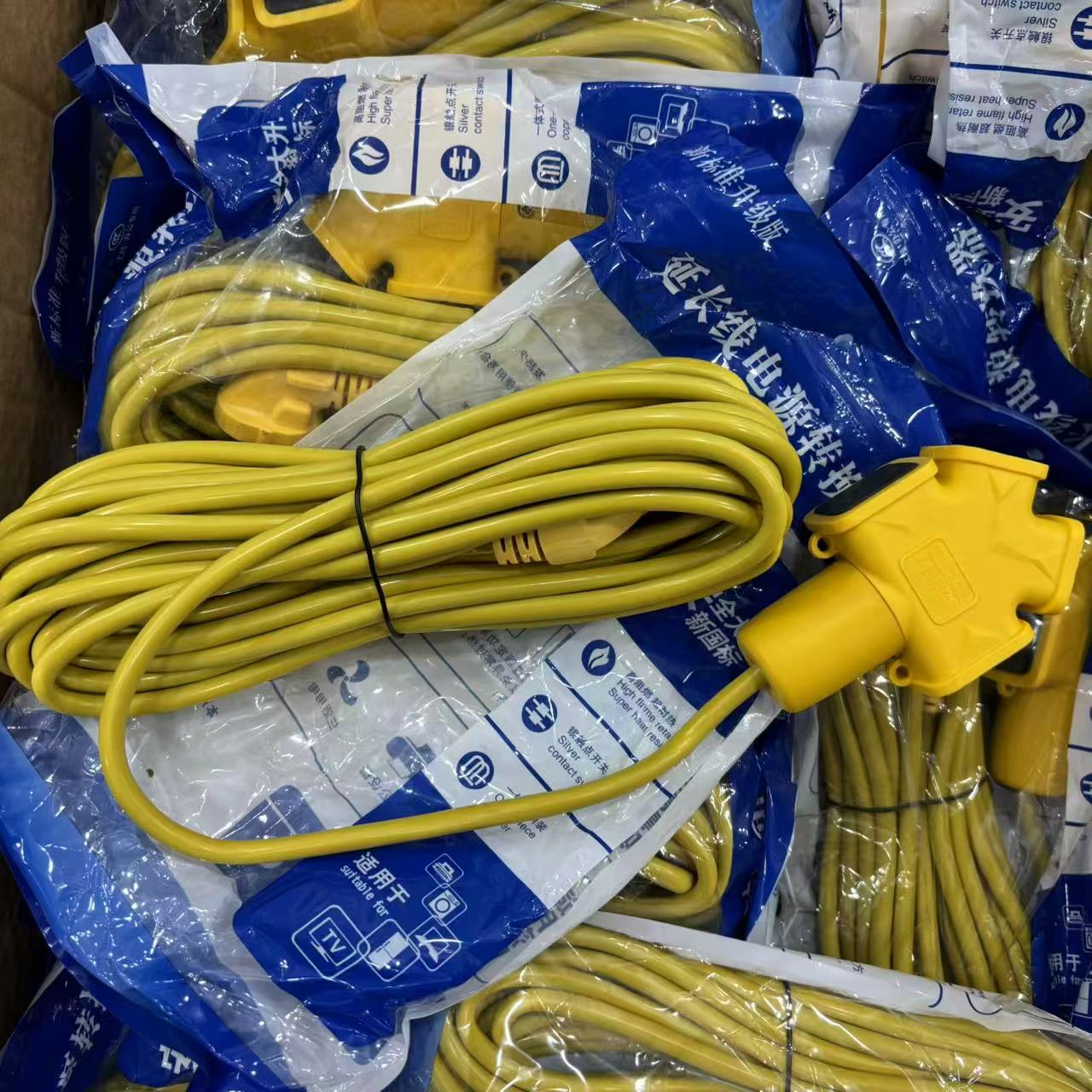 5米充电延长线地拖插室外防冻防水防污