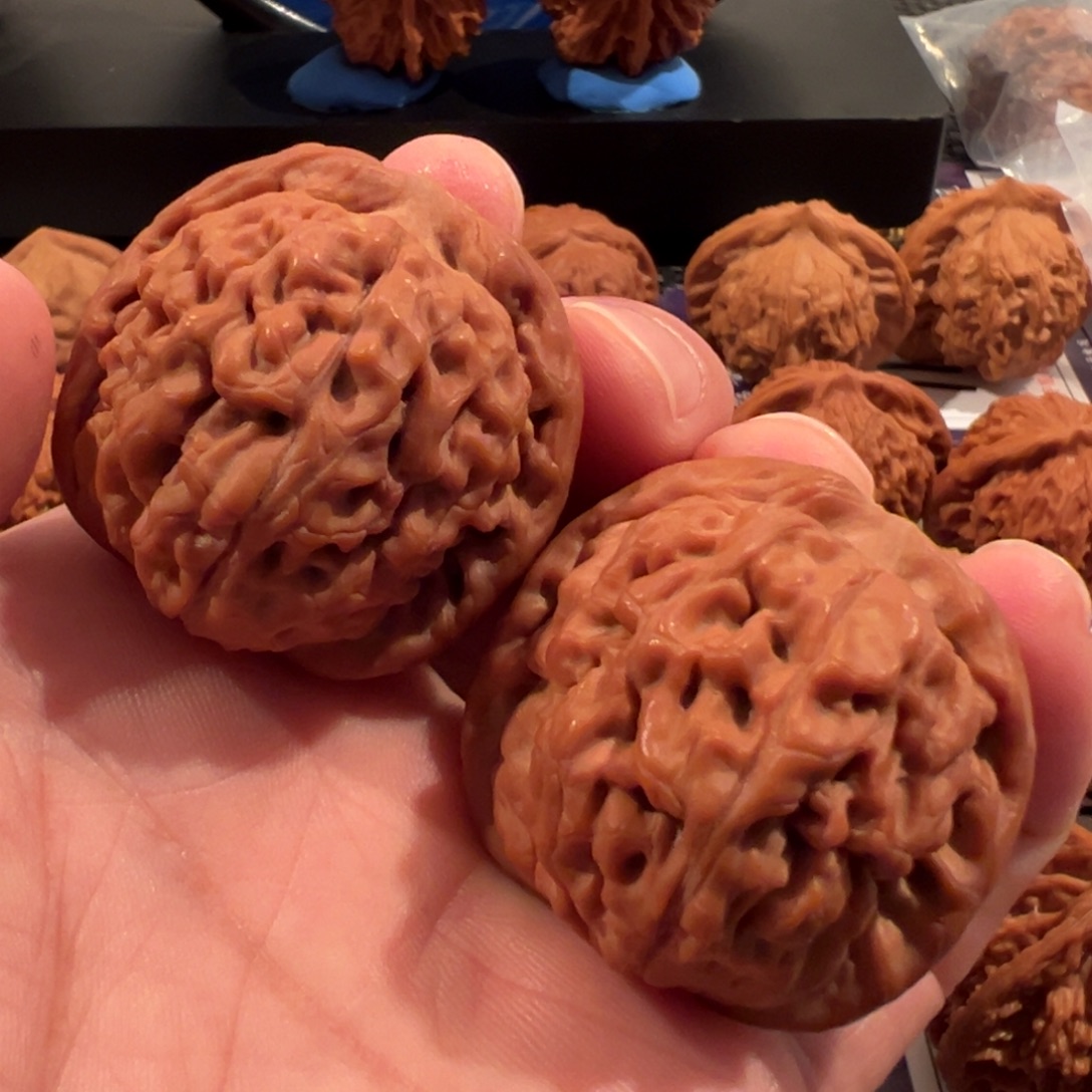 路***慢把件文玩核桃莲花39