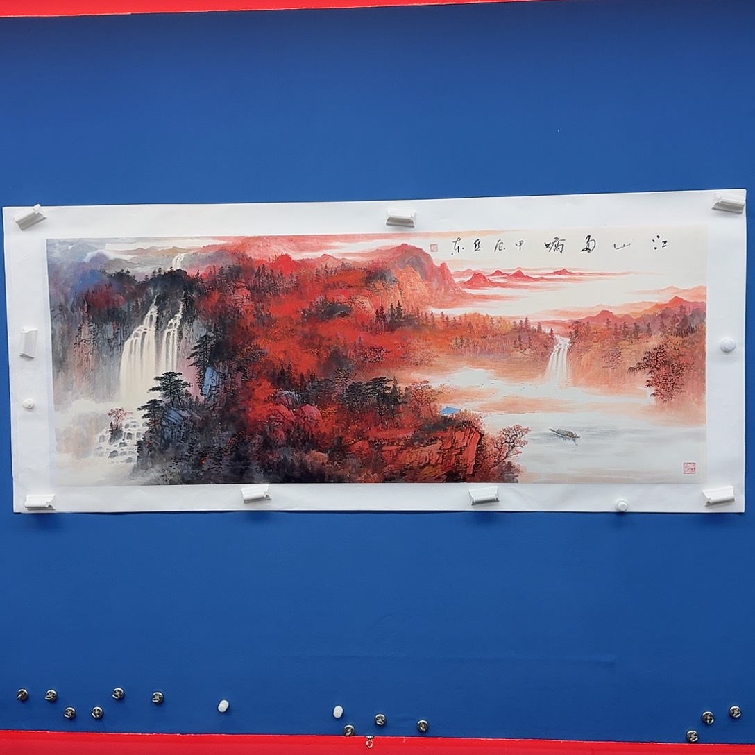 国画多次参加国内外大型