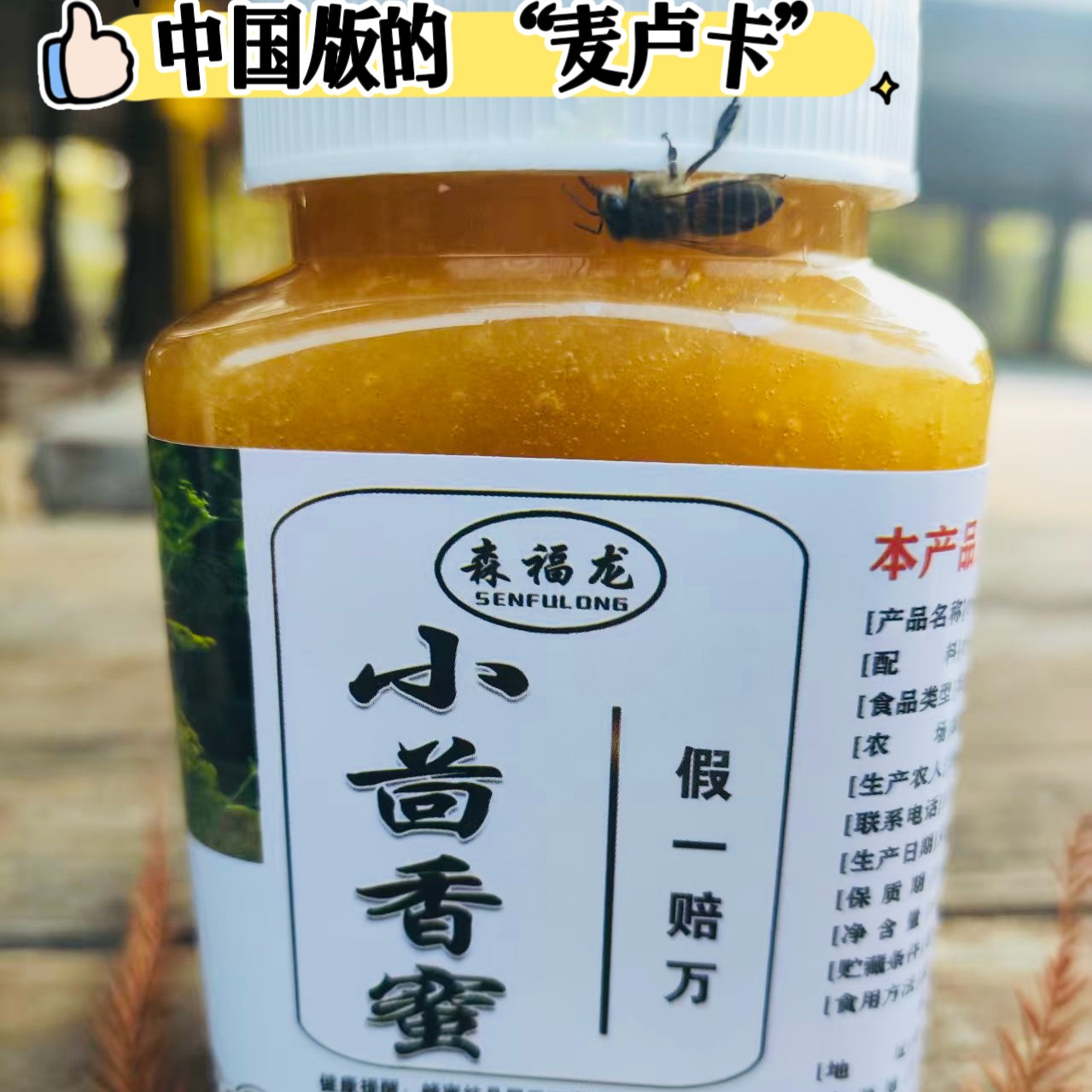 小茴香蜂蜜 中国版的“麦卢卡” 天然成熟原蜜  假一赔万