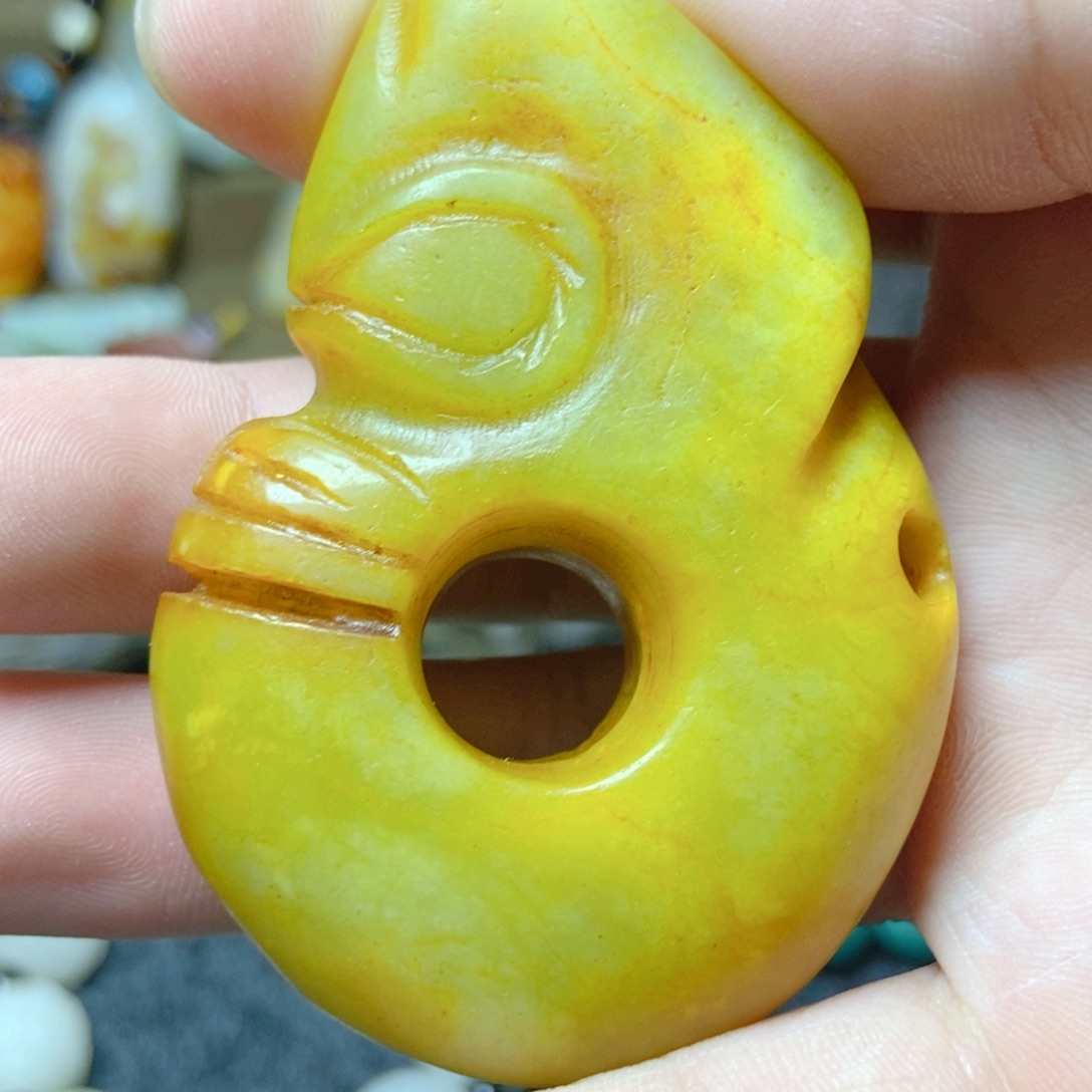 白玉菩提吊坠收藏
