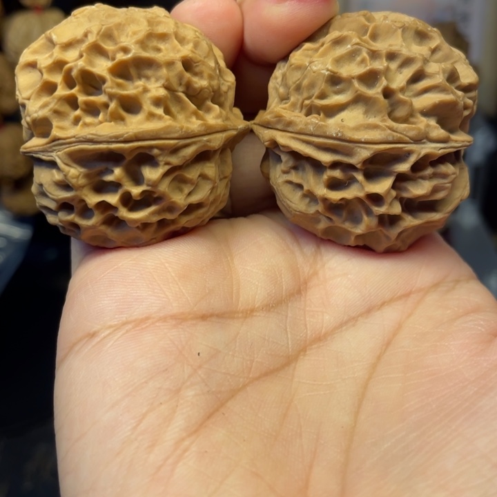 吊坠文玩核桃凤凰牡丹27