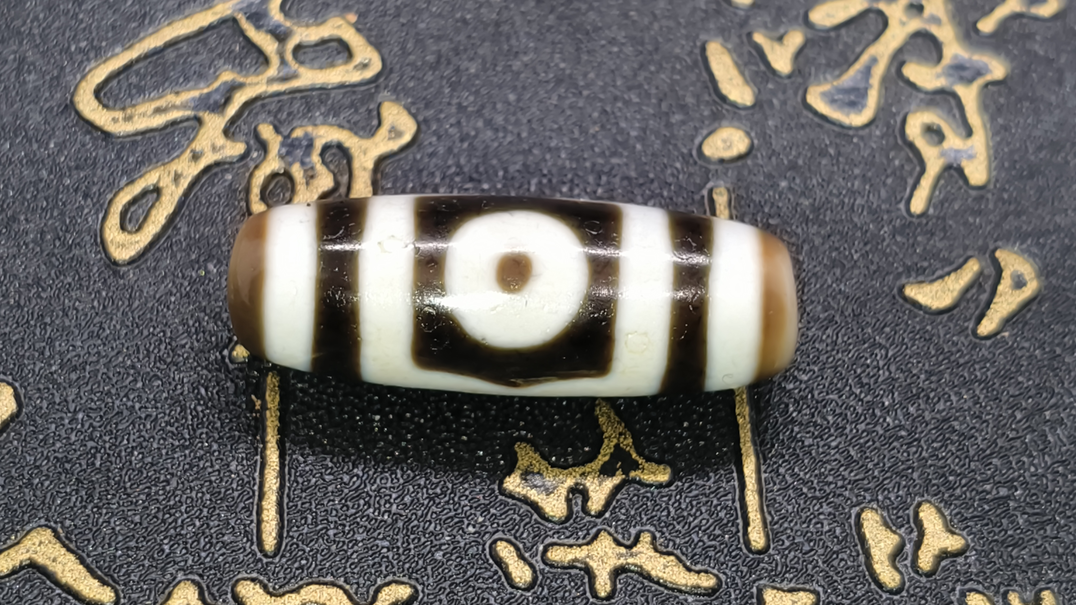 【雪微·行运黑白系列玛瑙珠】30+尺寸宝盖三眼项链手链男女百搭款