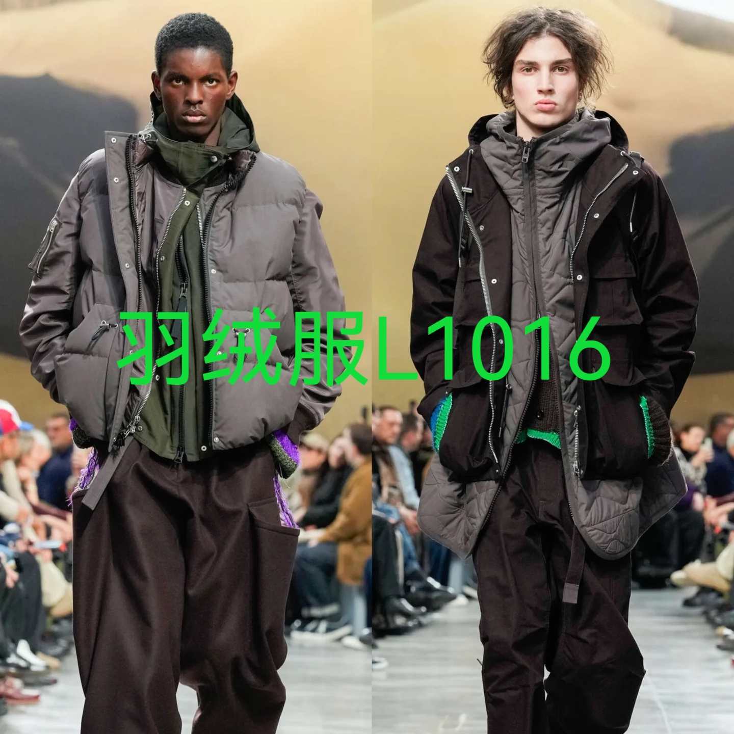 F 25年秋冬新品爆款奢品男士立领商务羽绒服时尚百搭外套