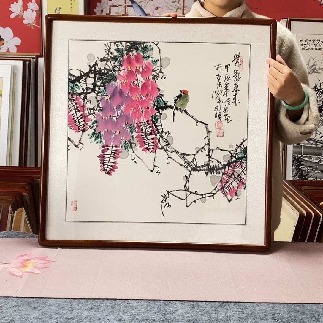 国画手写手绘国画作品