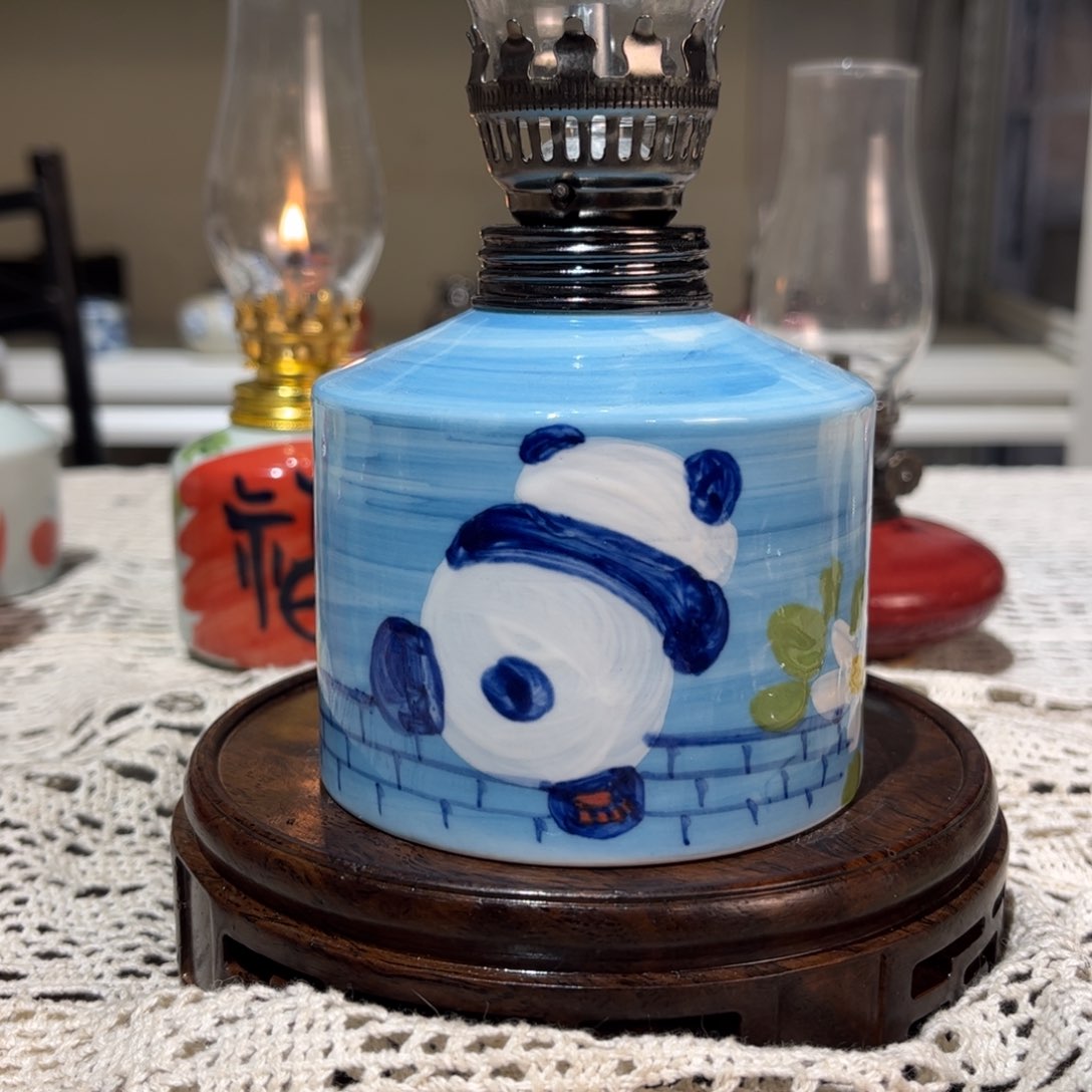 摆件景德镇陶瓷香薰灯