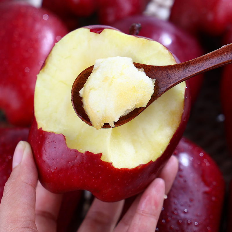 【自然搭档】甘肃天水花牛苹果3-8斤装新鲜水果红苹果蛇果脆粉两吃