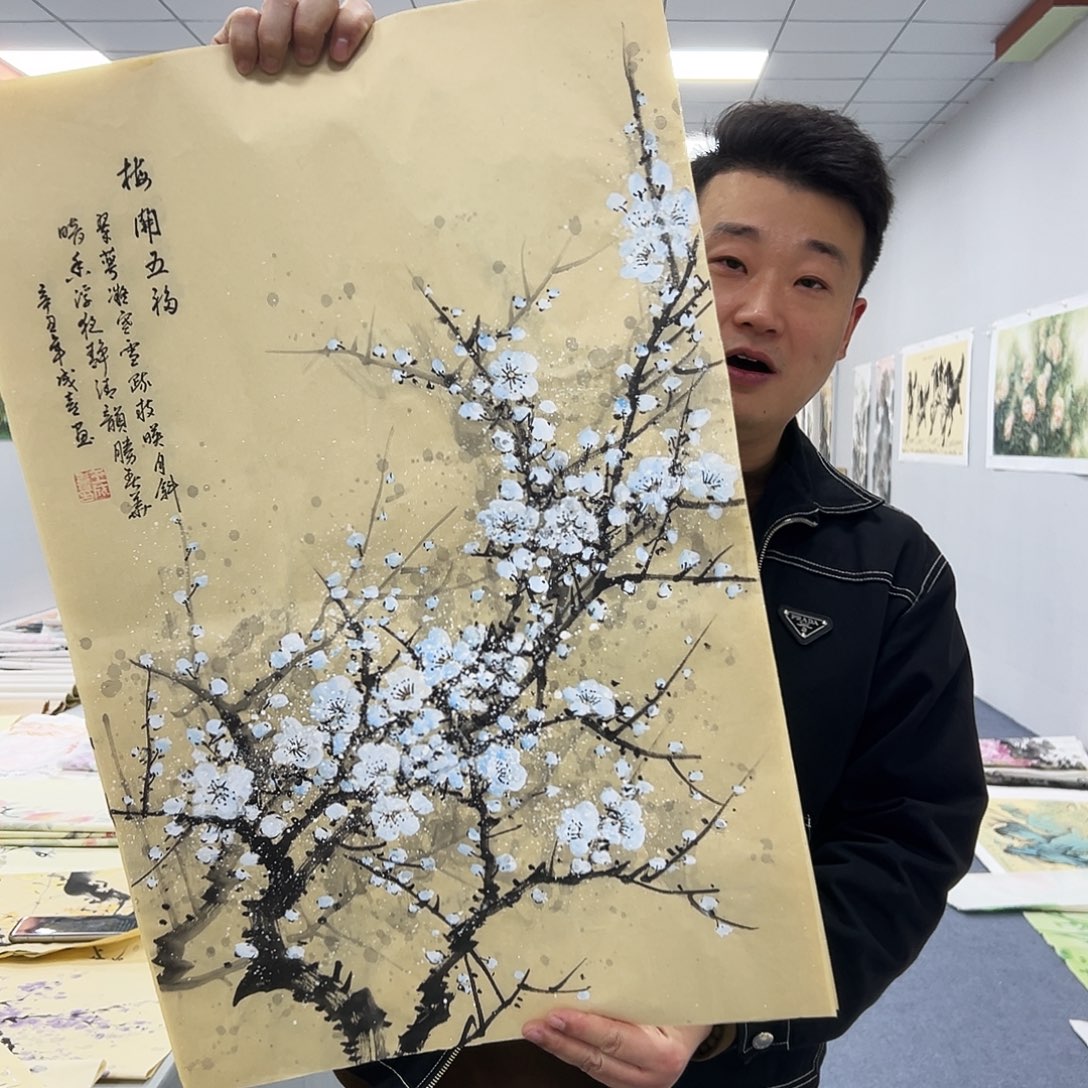 国画国画作品宣纸纯手绘