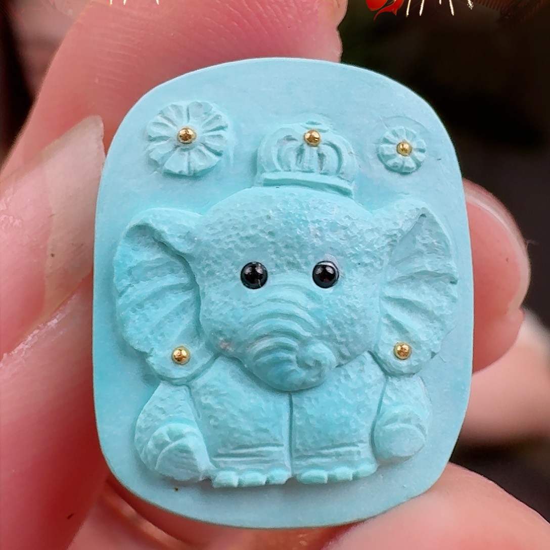 绿松石珠宝奇石未镶嵌