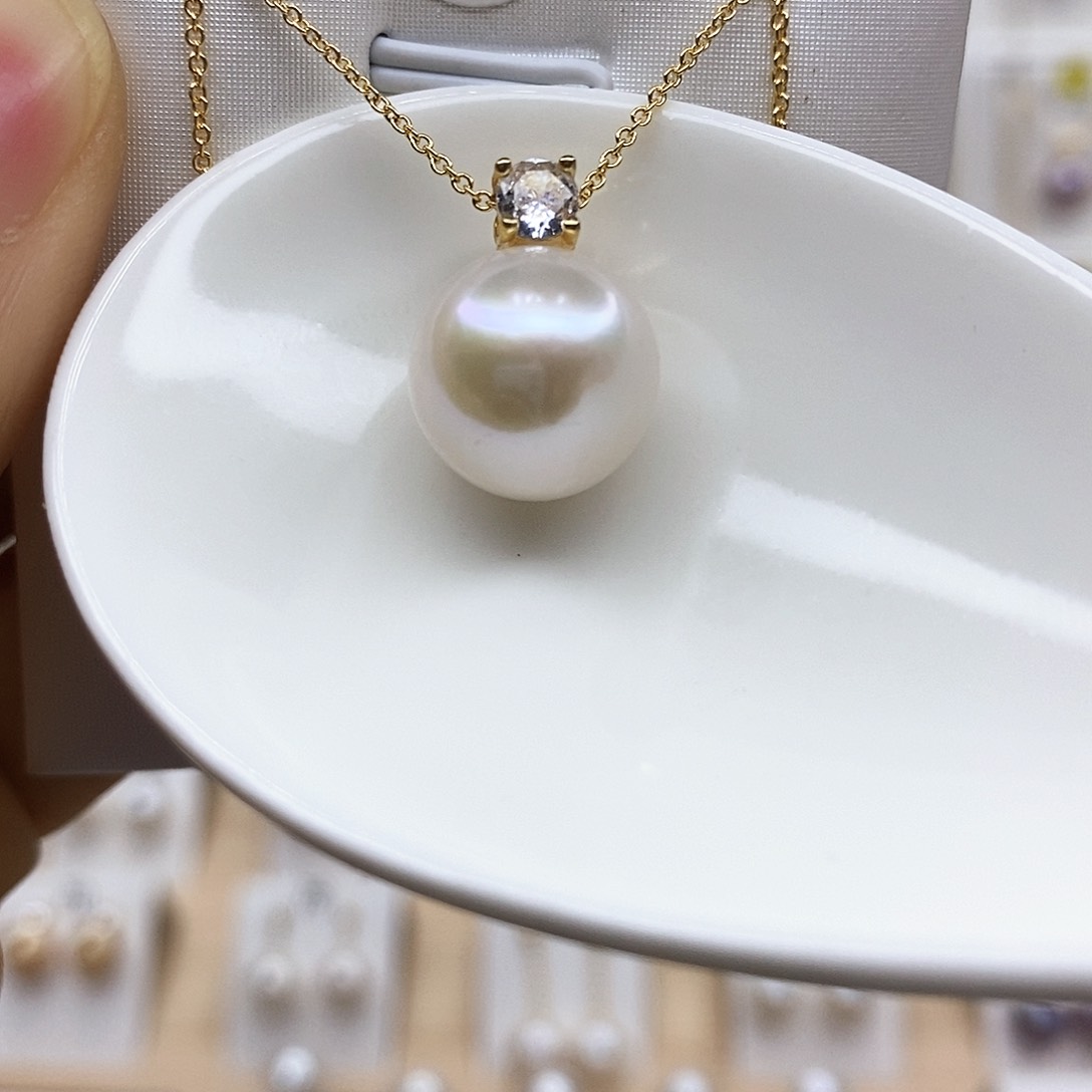 淡水珍珠颈饰合金