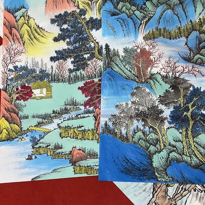 国画国画作品集等多种艺术形式为