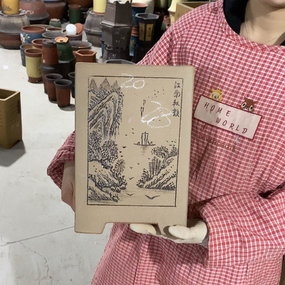 紫砂花盆紫砂花盆