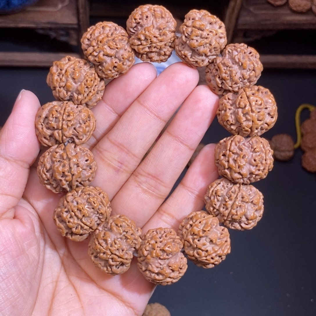 金刚菩提手串原生态梅花23mm