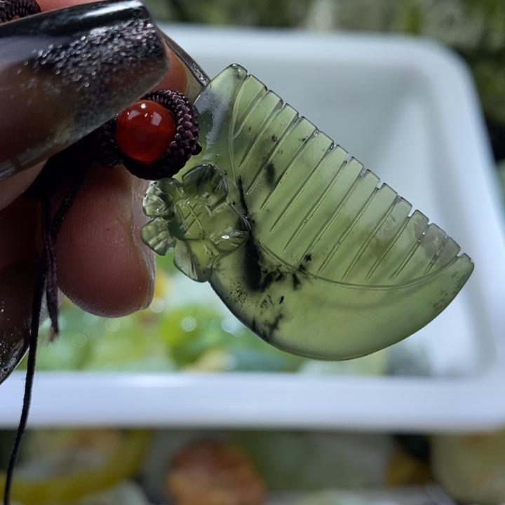 岫玉岫玉吊坠未镶嵌