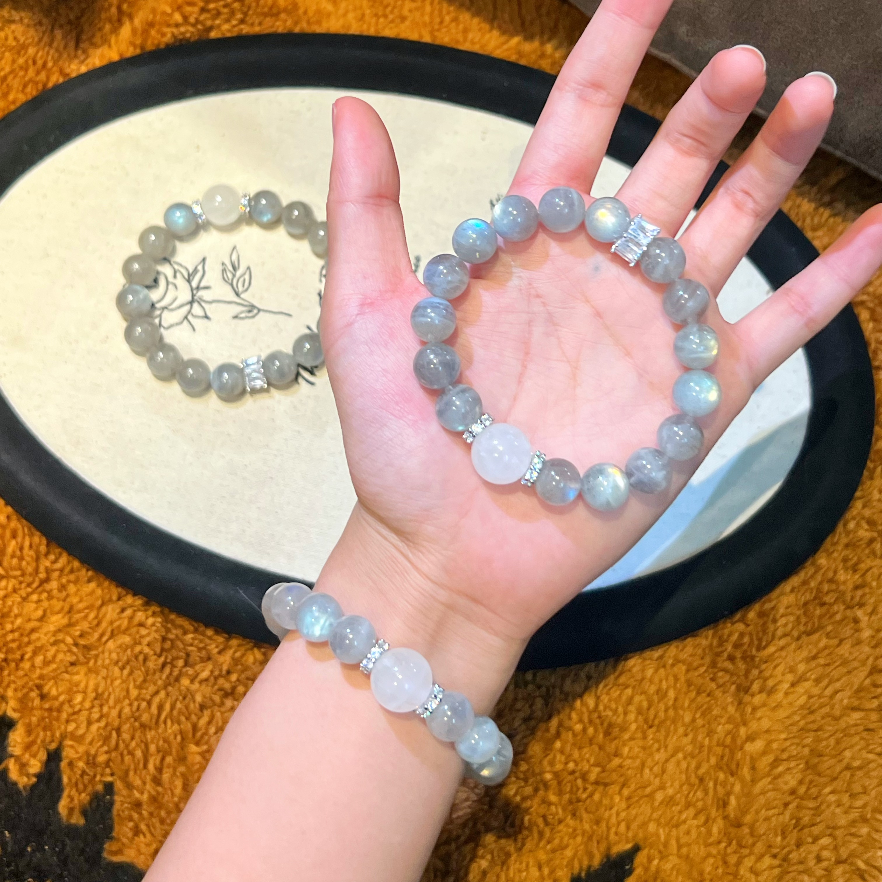 非金属珐琅手链 月光恋人 （默认微瑕）