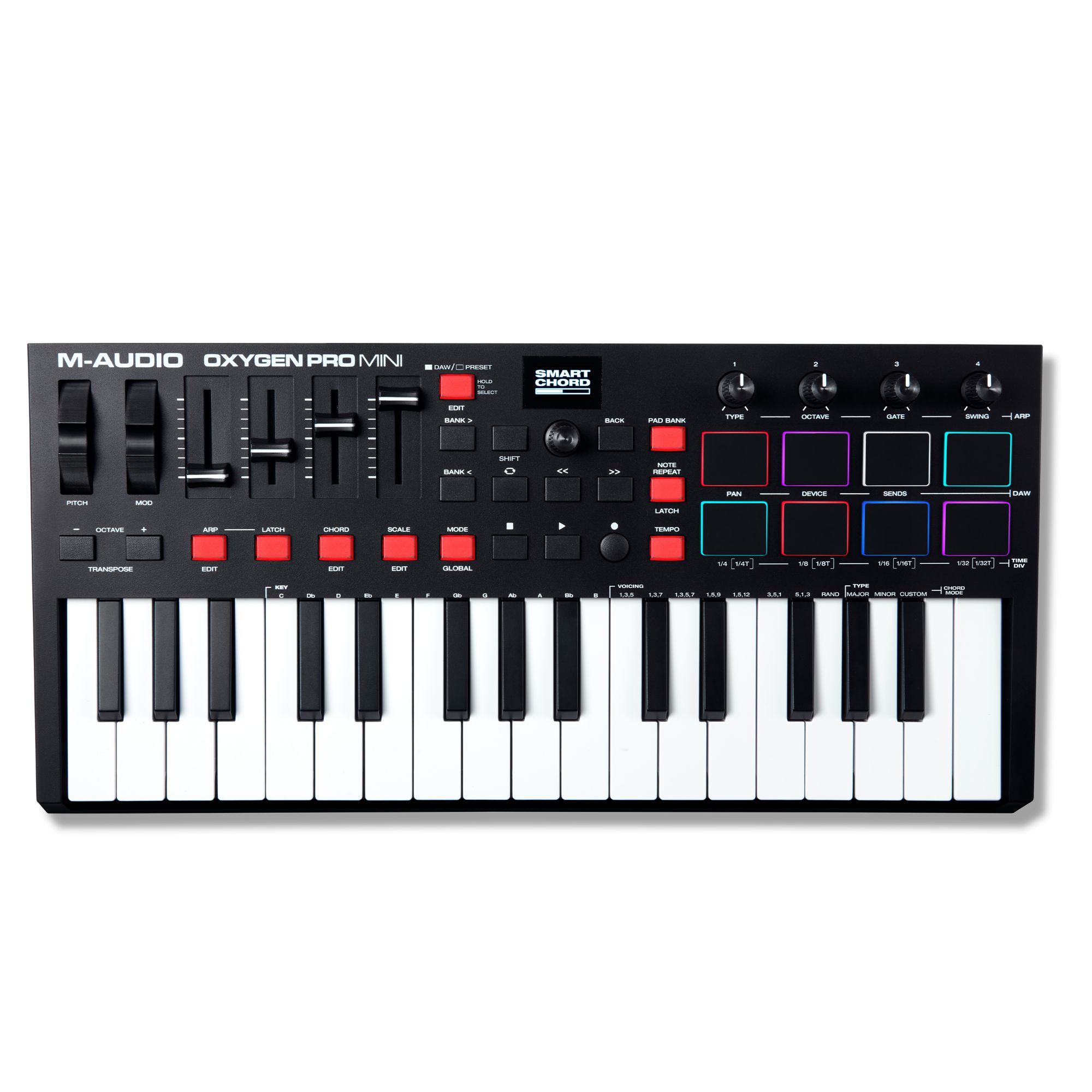 【特价】 M-AUDIO OXYGEN PRO MINI MIDI键盘