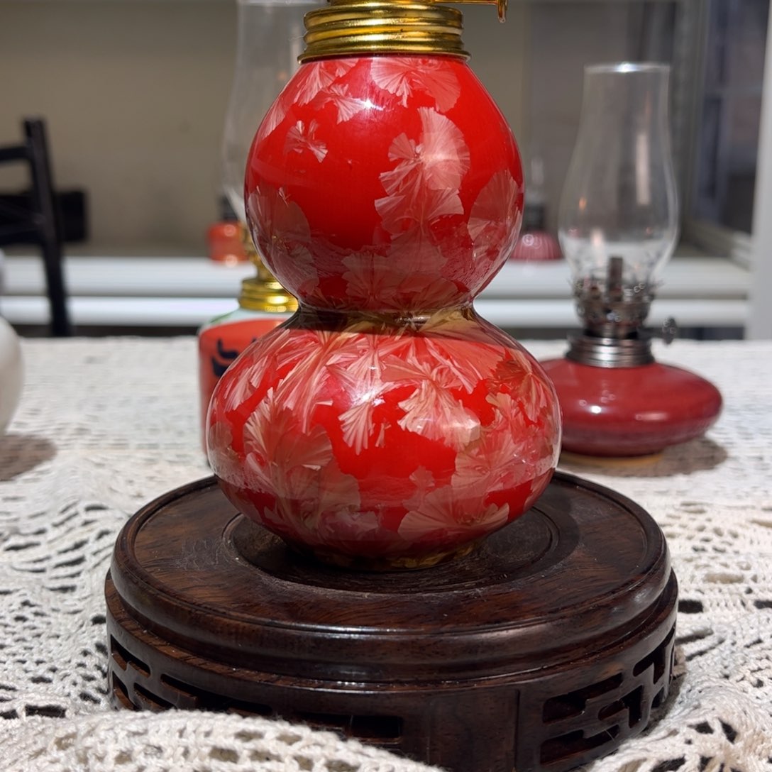 摆件景德镇陶瓷香薰灯