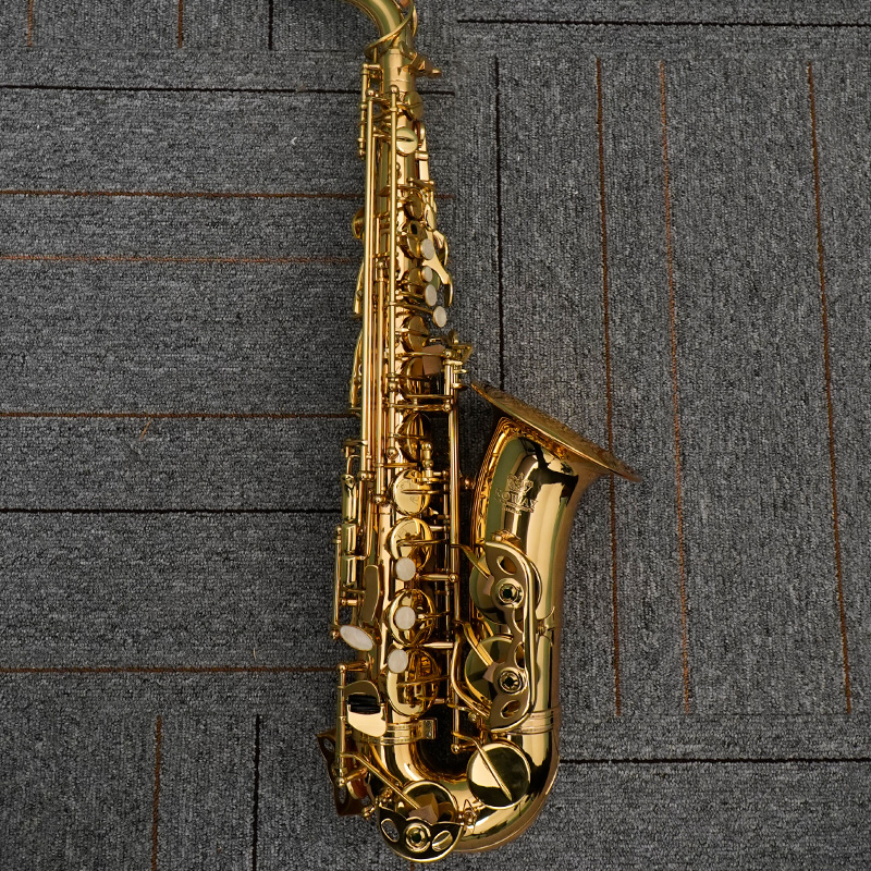 ROWAY罗威RAS-50GL降E调中音萨克斯黄铜专业演奏级