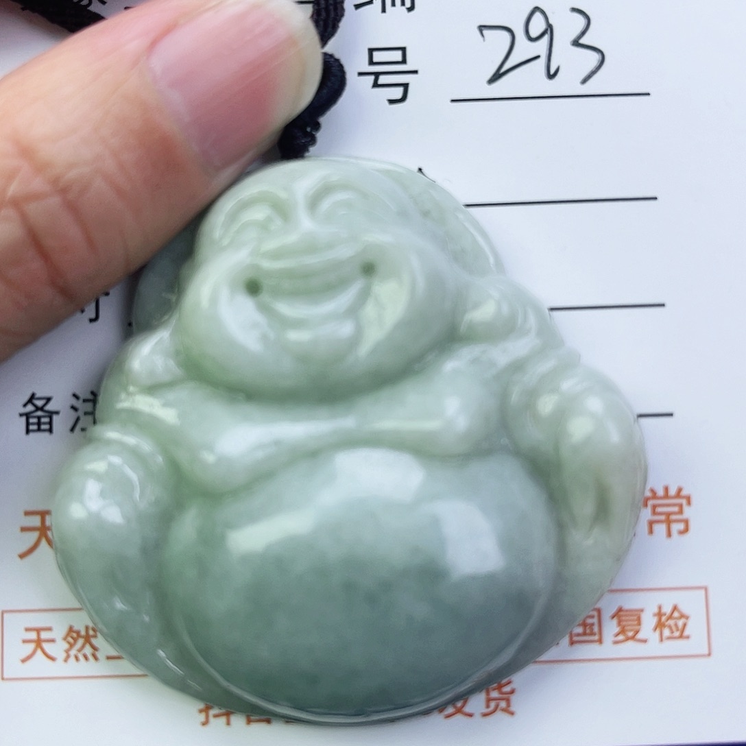 翡翠颈饰未镶嵌左*六佛公