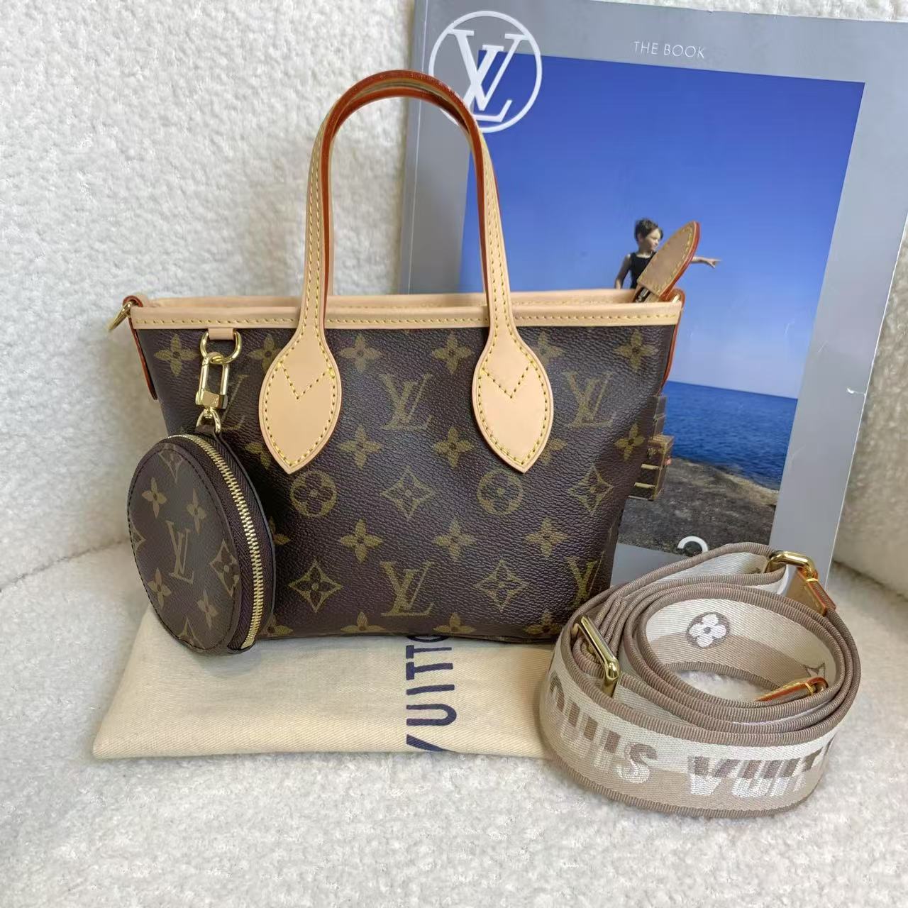 99新 LV 壹臻/老花neverfull bb包/ 97351007