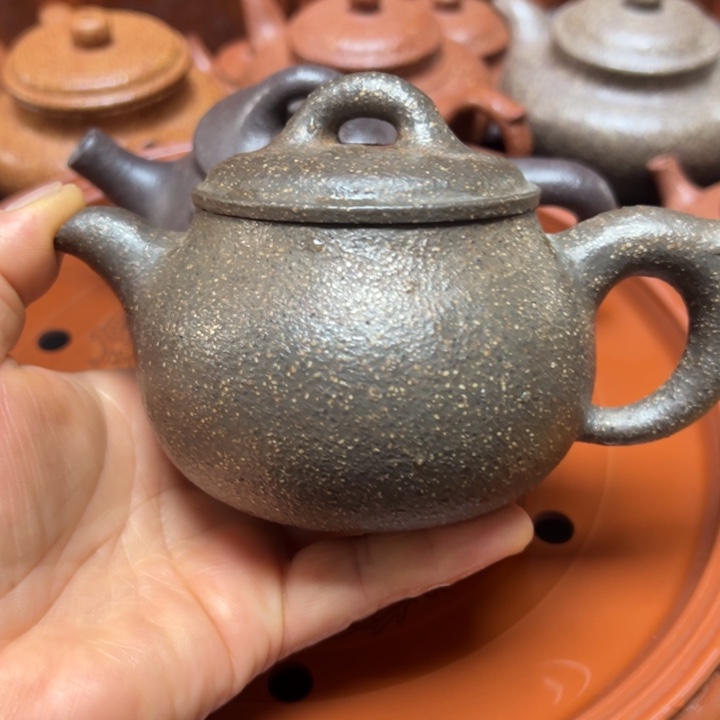 茶壶紫砂老*宜兴原矿七彩青