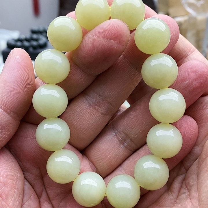 【闪购商品】未镶嵌手链和田玉16若羌黄口