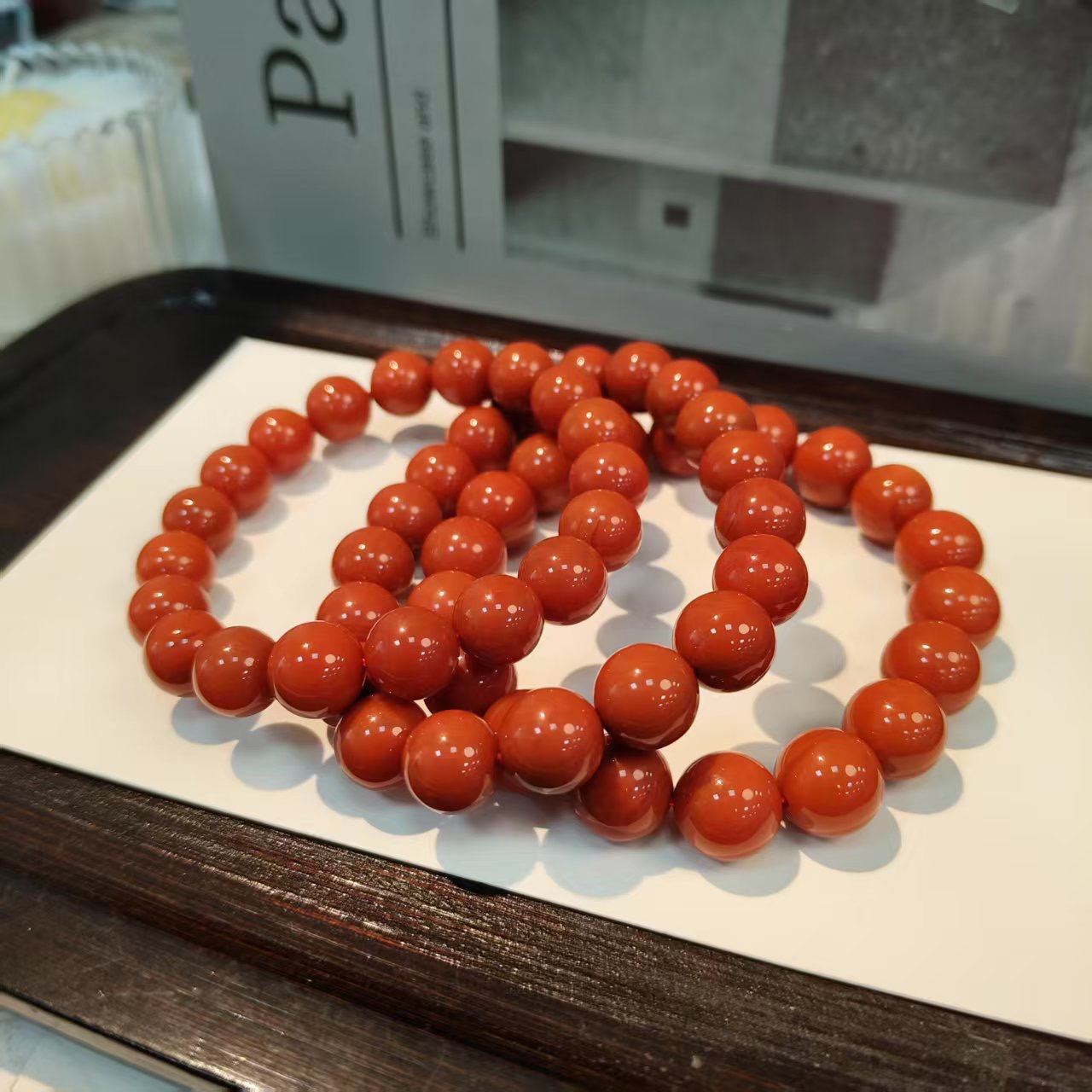 【书记甄选】天然南红单圈手链 多样式发一件 10mm GXL118