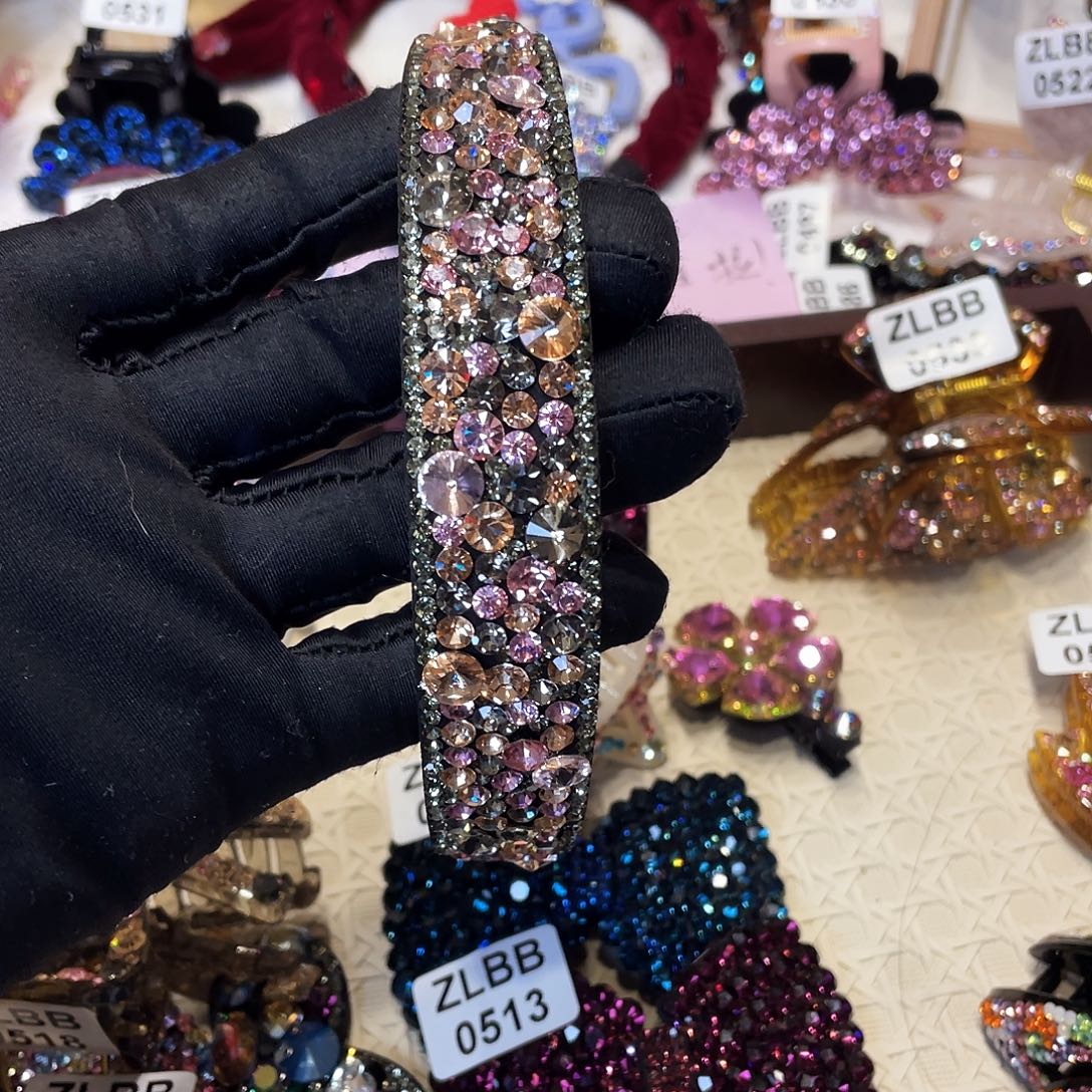 醋酸非金属满钻发箍