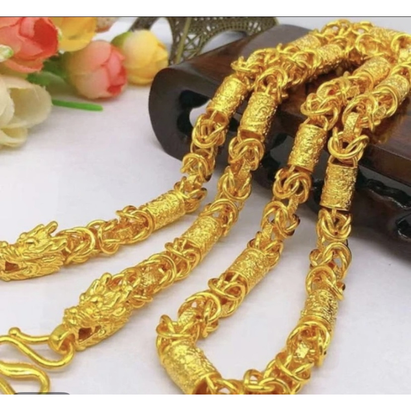 合金项链 【龙柱项链】霸气新潮男士项链