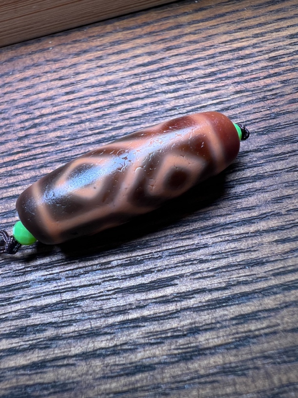 小卢手工金刚龟甲六眼条纹玛瑙