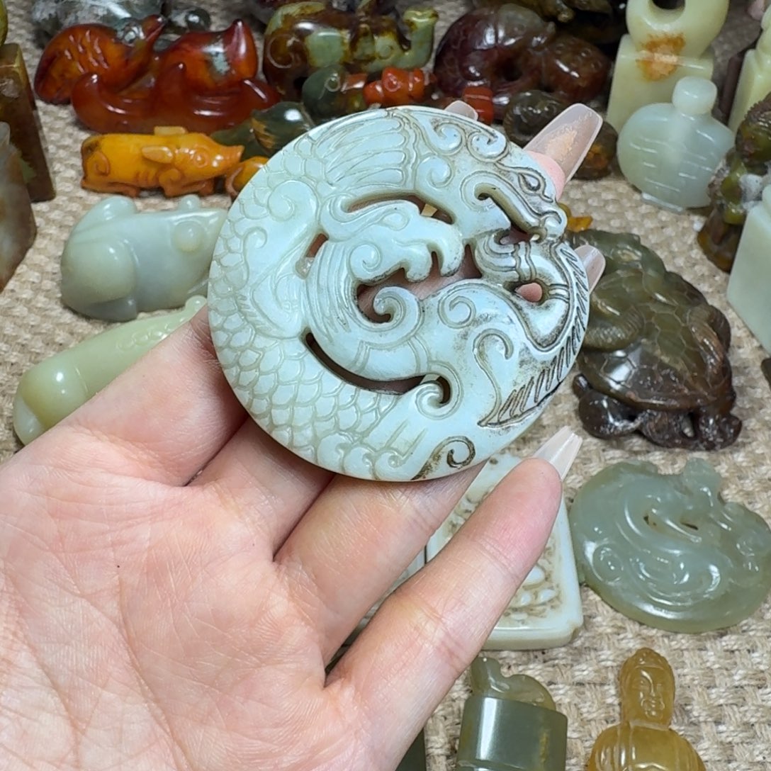 吊坠白玉菩提挂件