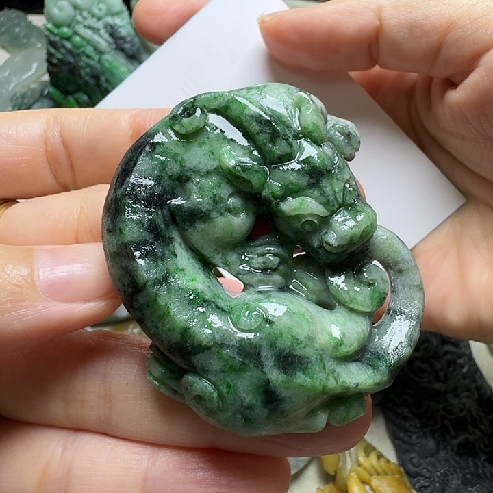 未镶嵌定制翡翠毛货