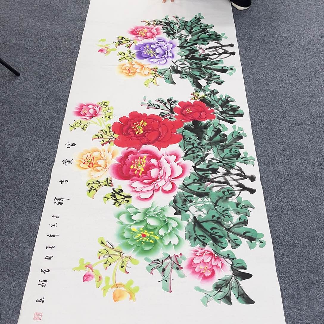 国画作品全场放漏